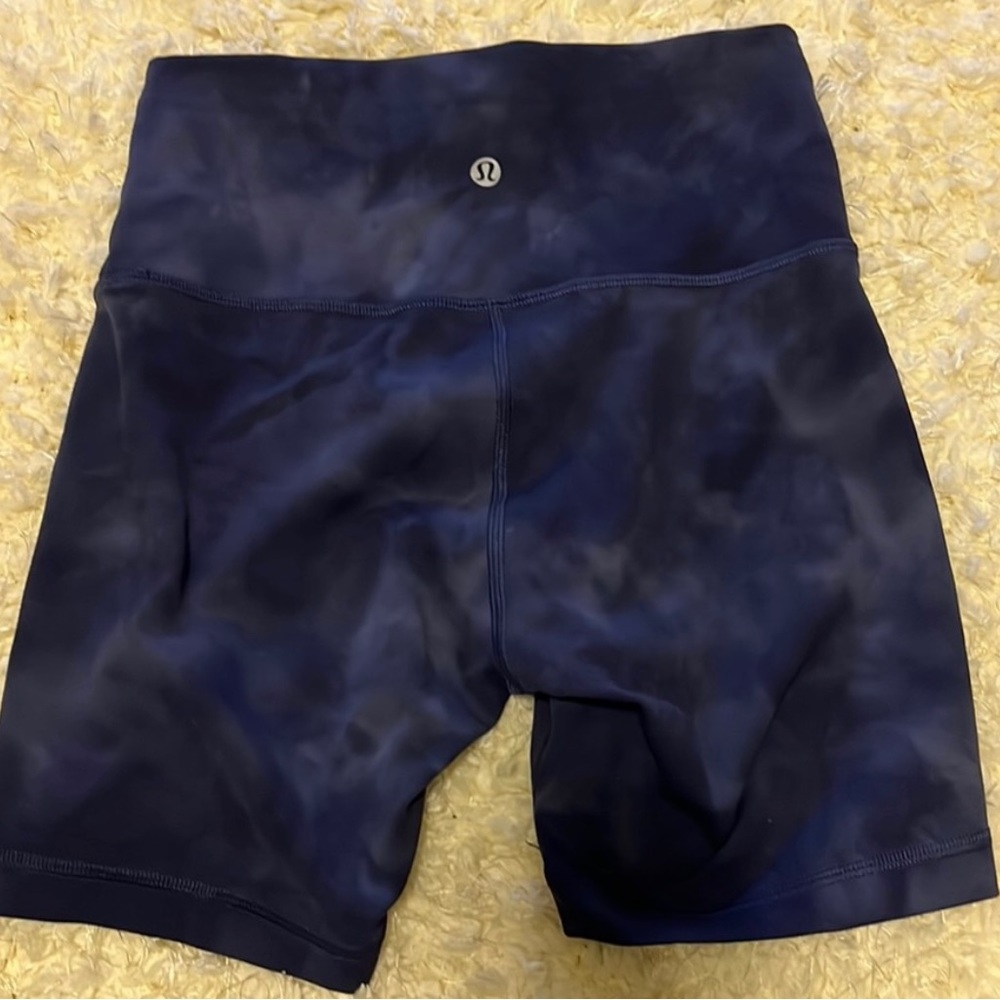 Lululemon wunder train biker shorts